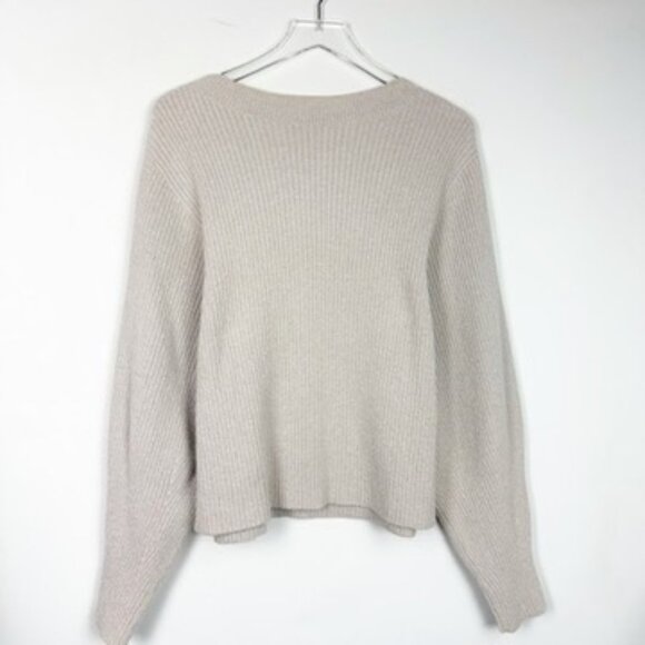 COS High Neck Ribbed Long Sleve Pullover Small - Picture 1 of 6